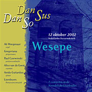 Cd cover Wesepe